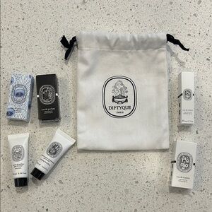 Diptyque Skincare and Fragrance Collection with White Bag